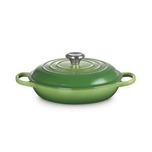 Le Creuset Signature Bamboo Cast Iron Shallow Casserole 26cm